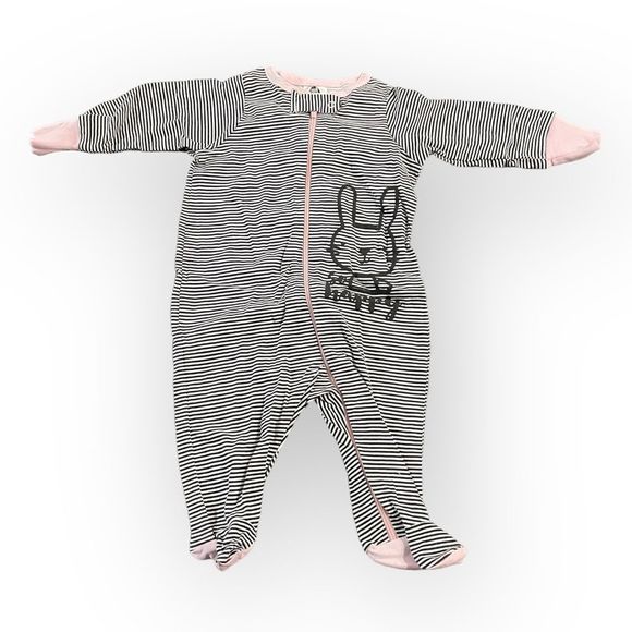 Title: GERBER Bunny Sleep N’ Play 4 Pack Size Newborn NWT - Picture 6 of 8